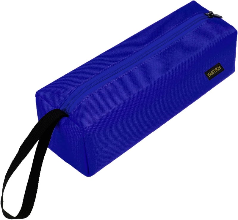 FSATECH 1-Pack Zipper Utility Tool Bag, Small Zipper Bags/Multi-purpose Tool Pouch Tote Bags Storage Organizer for Screwdrivers, Pliers, Nut Drivers Gifts to Men/Women. (Blue) - Image 1